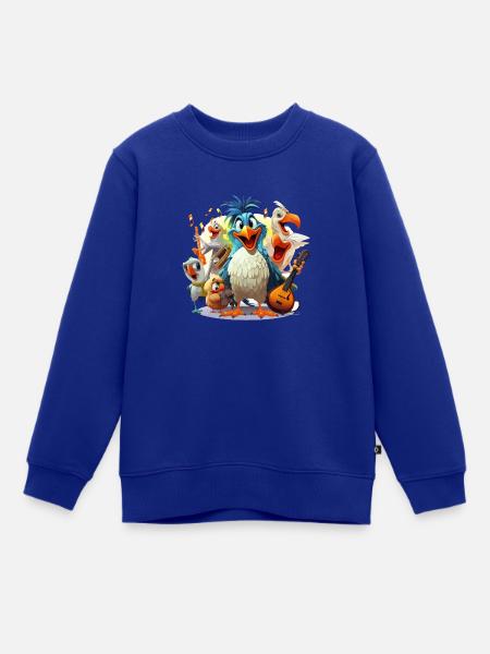 Der urkomische Maestro - Kinder Premium Organic Sweatshirt - Royalblau