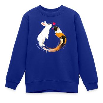 Nagetiere - Kinder Premium Organic Sweatshirt - Royalblau - Vorne - AI Model Kid Female (0cm)