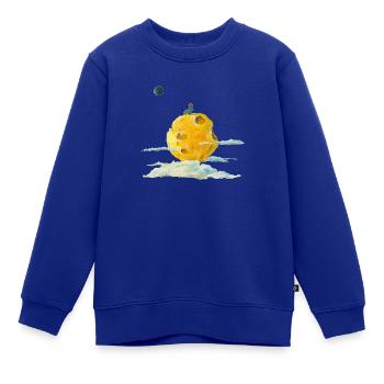 Fernweh - Kinder Premium Organic Sweatshirt - Royalblau - Vorne - AI Model Kid Female (0cm)