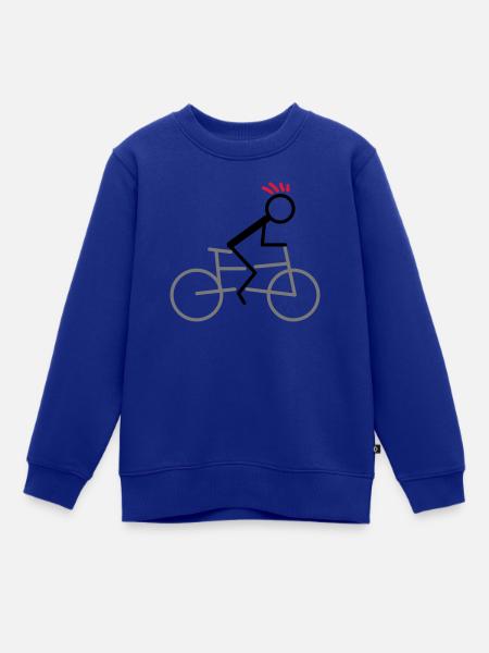 radfahrer - Kinder Premium Organic Sweatshirt - Royalblau