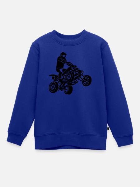 Quad - Kinder Premium Organic Sweatshirt - Royalblau