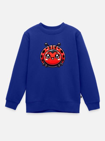Marienkäfer Comic - Kinder Premium Organic Sweatshirt - Royalblau
