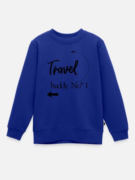 Travel Buddy 2 - Kinder Premium Organic Sweatshirt - Royalblau