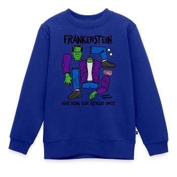 Universal Monsters Körperteile Von Frankenstein - Kinder Premium Organic Sweatshirt - Royalblau - Vorne - AI Model Kid Female (0cm)