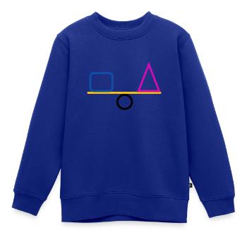 Gleichberechtigung - Kinder Premium Organic Sweatshirt - Royalblau - Vorne - AI Model Kid Female (0cm)