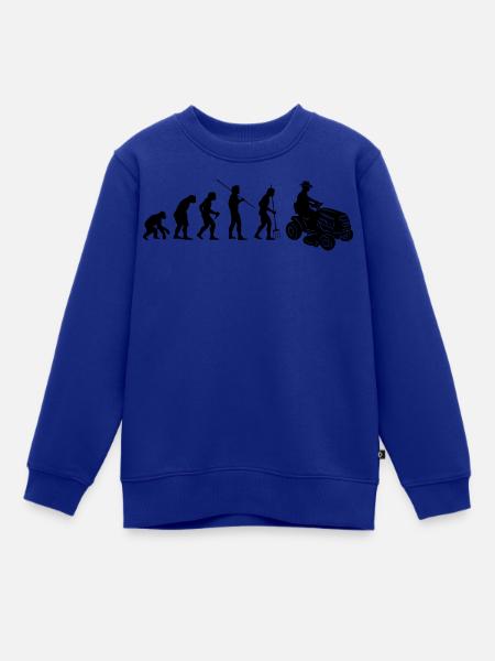 Rasentraktor Evolution Aufsitzmäher Rasenmäher - Kinder Premium Organic Sweatshirt - Royalblau