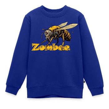 Zombie Biene - Zombee - Zombies - Insekten - Honig - Kinder Premium Organic Sweatshirt - Royalblau - Vorne - AI Model Kid Female (0cm)