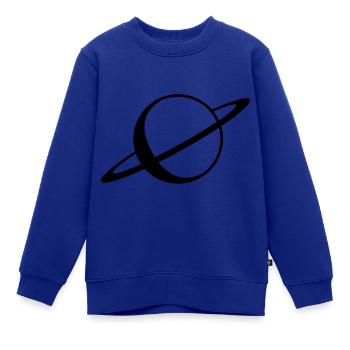 Planet - Kinder Premium Organic Sweatshirt - Royalblau - Vorne - AI Model Kid Female (0cm)