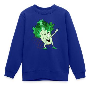 Andy der Endive - Kinder Premium Organic Sweatshirt - Royalblau - Vorne - AI Model Kid Female (0cm)