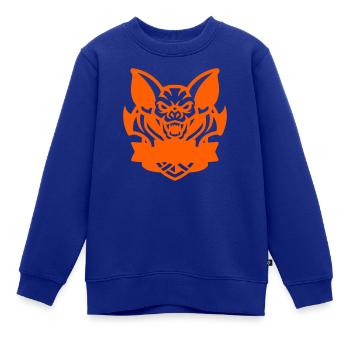 Fledermaus E-Sport Logo - Sweat Premium enfant bio - bleu roi - Devant - AI Model Kid Female (0cm)