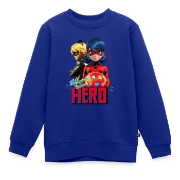 Miraculous Be Your Own Hero - Kinder Premium Organic Sweatshirt - Royalblau - Vorne - AI Model Kid Female (0cm)