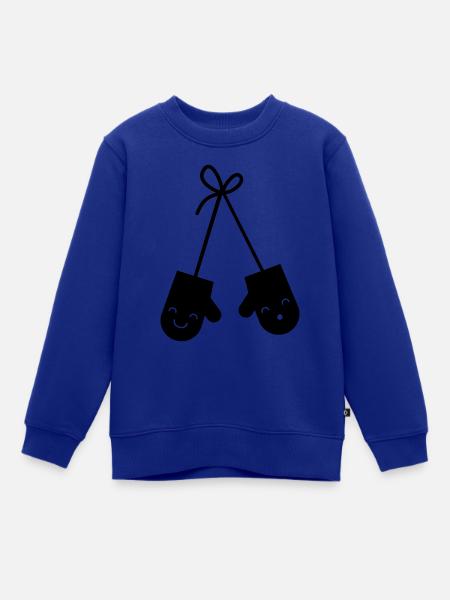 Handschuhe - Kinder Premium Organic Sweatshirt - Royalblau
