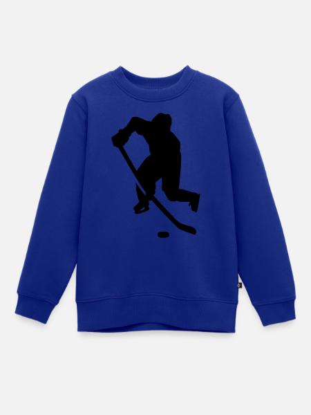 Eishockey - Kinder Premium Organic Sweatshirt - Royalblau