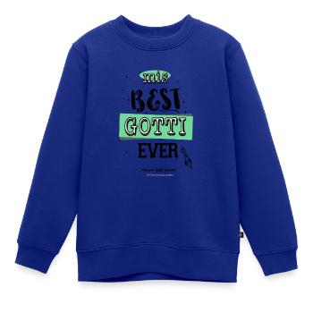 Mis best Gotti ever! - Kinder Premium Organic Sweatshirt - Royalblau - Vorne - AI Model Kid Female (0cm)