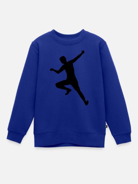 Bouldern - Kinder Premium Organic Sweatshirt - Royalblau