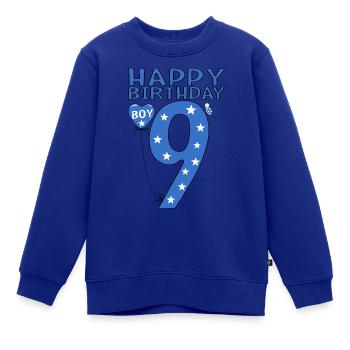9. Geburtstag Junge Maikäfer - Kinder Premium Organic Sweatshirt - Royalblau - Vorne - AI Model Kid Female (0cm)