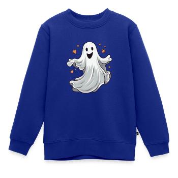 Freundliche kleine Geist - Kinder Premium Organic Sweatshirt - Royalblau - Vorne - AI Model Kid Female (0cm)