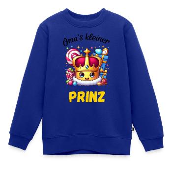Geschenk für Omas - Kinder Premium Organic Sweatshirt - Royalblau - Vorne - AI Model Kid Female (0cm)