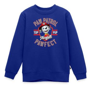 Paw Patrol Marshall Pawfect Feuerwehrhund - Kinder Premium Organic Sweatshirt - Royalblau - Vorne - AI Model Kid Female (0cm)