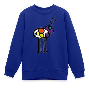 Longleg Bug - Kinder Premium Organic Sweatshirt - Royalblau - Vorne - AI Model Kid Female (0cm)