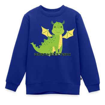 Babysprüche Babykleidung Kinderkleidung - Kinder Premium Organic Sweatshirt - Royalblau - Vorne - AI Model Kid Female (0cm)