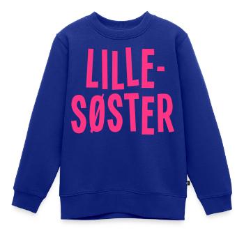 Kleine Schwester - Kinder Premium Organic Sweatshirt - Royalblau - Vorne - AI Model Kid Female (0cm)