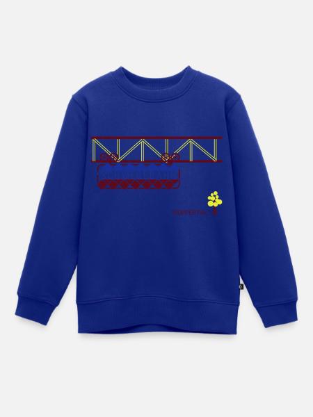 Wuppertaler Schwebebahn - Kinder Premium Organic Sweatshirt - Royalblau