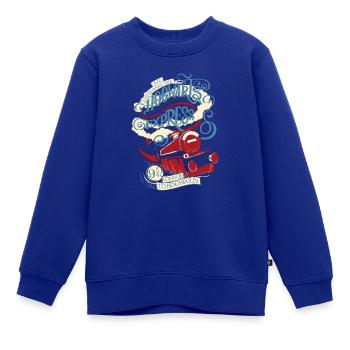 Harry Potter Hogwarts Express - Kinder Premium Organic Sweatshirt - Royalblau - Vorne - AI Model Kid Female (0cm)