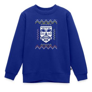 TALISMAN DONDON Maske, lustiges T-Shirt - Kinder Premium Organic Sweatshirt - Royalblau - Vorne - AI Model Kid Female (0cm)