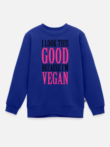 Vegan - Kinder Premium Organic Sweatshirt - Royalblau