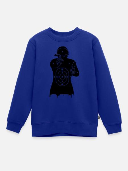 street-art Ziel der Polizei - Kinder Premium Organic Sweatshirt - Royalblau