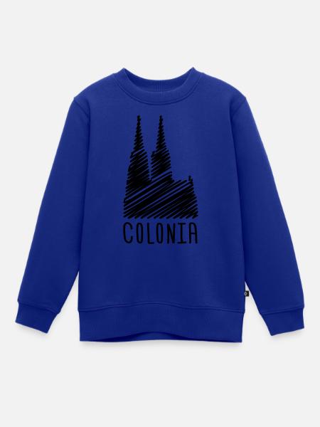Dom Colonia T-Shirt - Kinder Premium Organic Sweatshirt - Royalblau