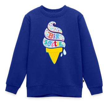 Play-Doh Knete Big Softie Softeis-Design - Kinder Premium Organic Sweatshirt - Royalblau - Vorne - AI Model Kid Female (0cm)