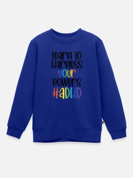 ADHS - Kinder Premium Organic Sweatshirt - Royalblau