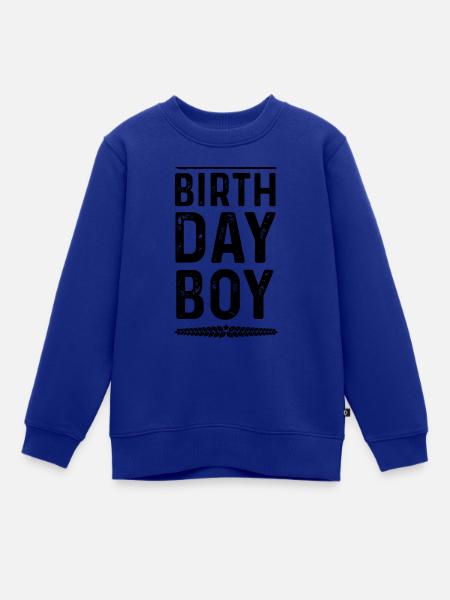 Birthday Boy - Kinder Premium Organic Sweatshirt - Royalblau