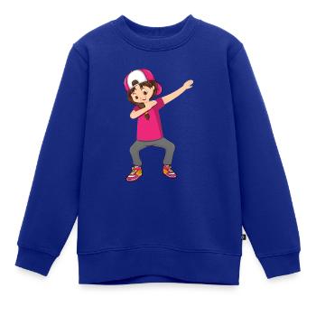 Erstklässler Dub Mädchen Einschulung Schülerin - Kinder Premium Organic Sweatshirt - Royalblau - Vorne - AI Model Kid Female (0cm)