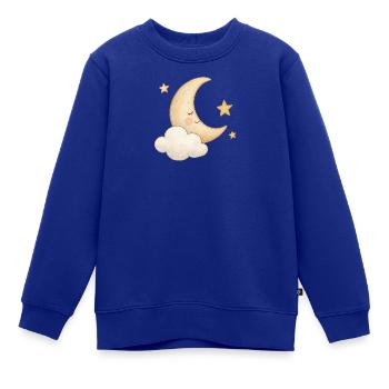 LITTLE DREAMER - Kinder Premium Organic Sweatshirt - Royalblau - Vorne - AI Model Kid Female (0cm)