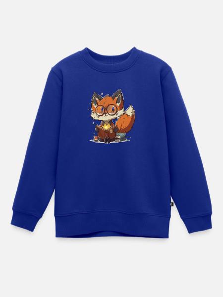 Fox buchen - Kinder Premium Organic Sweatshirt - Royalblau
