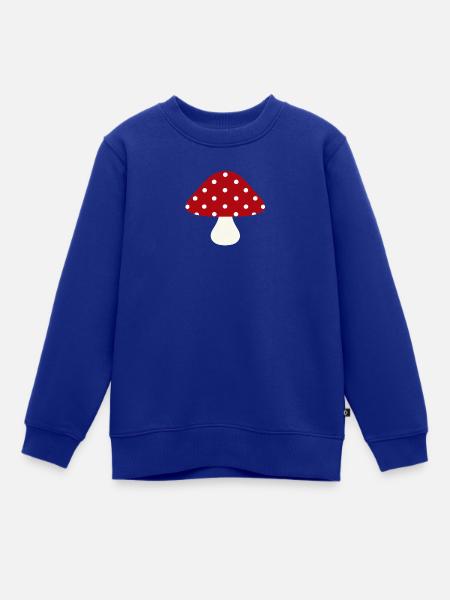 Glückspilz - Kinder Premium Organic Sweatshirt - Royalblau