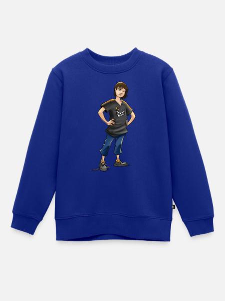 Die Wilden Kerle Leon Pose - Kinder Premium Organic Sweatshirt - Royalblau