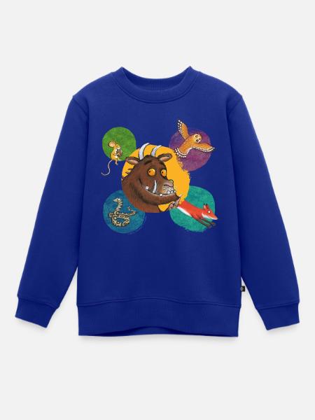 Der Grüffelo Freunde Kachel - Kinder Premium Organic Sweatshirt - Royalblau