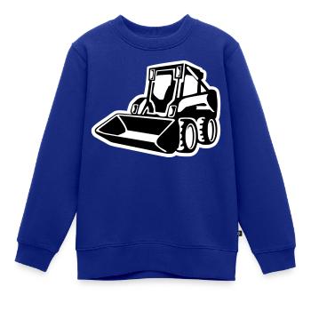 bobcat 2col HG - Kinder Premium Organic Sweatshirt - Royalblau - Vorne - AI Model Kid Female (0cm)