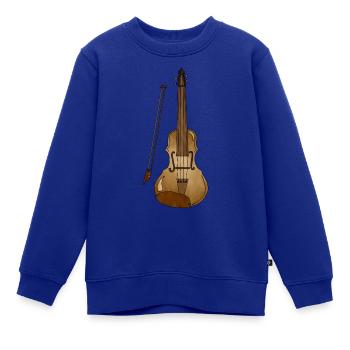 Musikinstrument - Kinder Premium Organic Sweatshirt - Royalblau - Vorne - AI Model Kid Female (0cm)