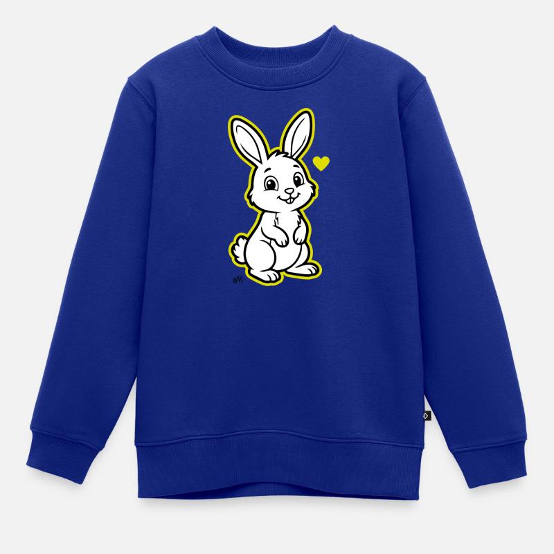 Suzy_the_Rabbit - Sweat Premium enfant bio - bleu roi