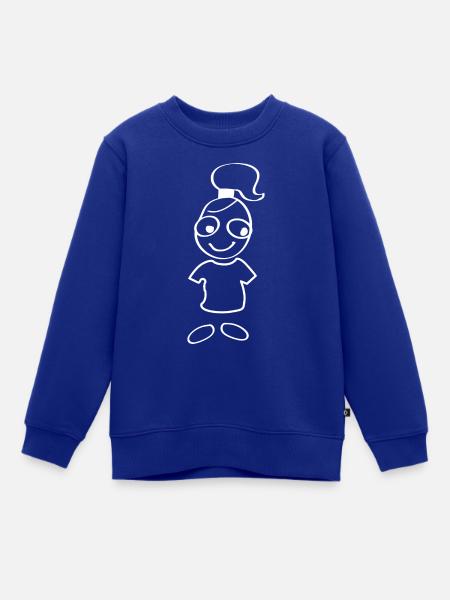 Roxi - Kinder Premium Organic Sweatshirt - Royalblau