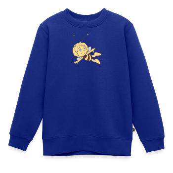 Biene Maja Fliegt Retro - Kinder Premium Organic Sweatshirt - Royalblau - Vorne - AI Model Kid Female (0cm)