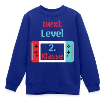 Zweite Klasse 2. Schuljahr - Kinder Premium Organic Sweatshirt - Royalblau - Vorne - AI Model Kid Female (0cm)
