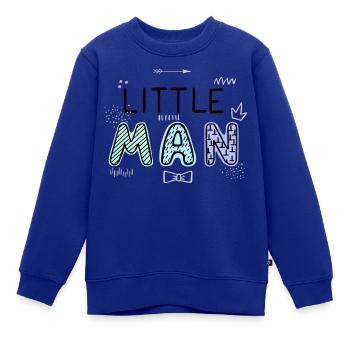 Babysprüche Babykleidung Kinderkleidung - Kinder Premium Organic Sweatshirt - Royalblau - Vorne - AI Model Kid Female (0cm)