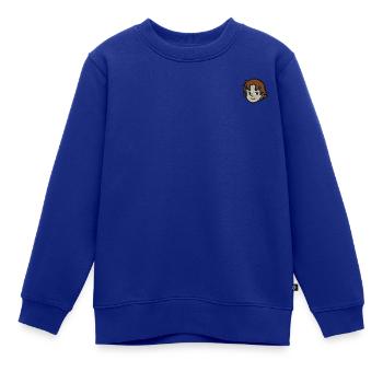 Heidi Portrait Stick - Kinder Premium Organic Sweatshirt - Royalblau - Vorne - AI Model Kid Female (0cm)