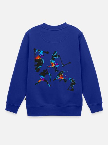 Stuntscooter,Trickscooter,tricks,stunt,e-scooter - Kinder Premium Organic Sweatshirt - Royalblau